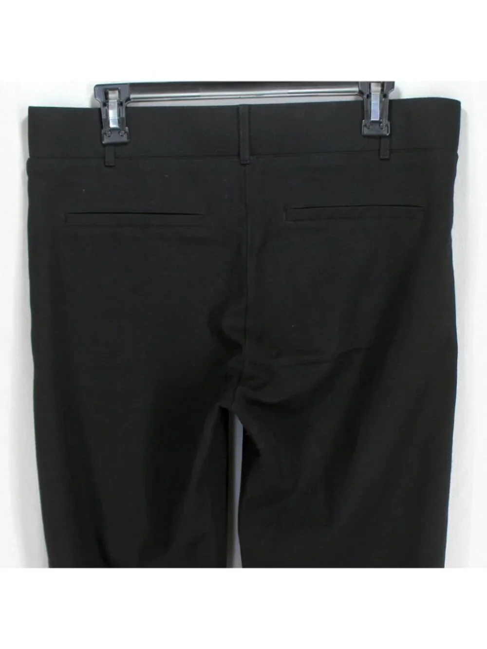 Betabrand Classic Dress Yoga Pants Womens Size PXL Black Straight Leg Ponte Knit